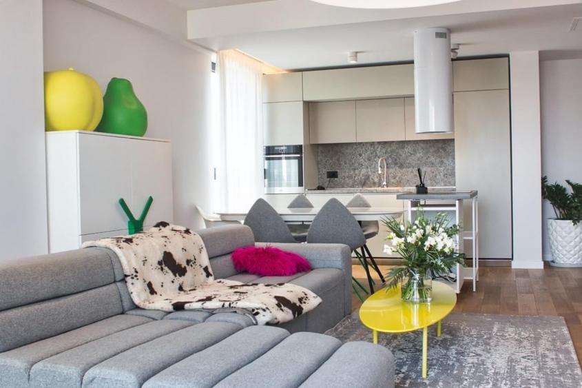 Apartament cu 3 camere, mobilat în Herăstrău
