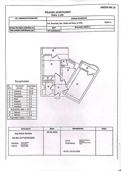 Apartament decomandat, mobilat în Bucur Obor