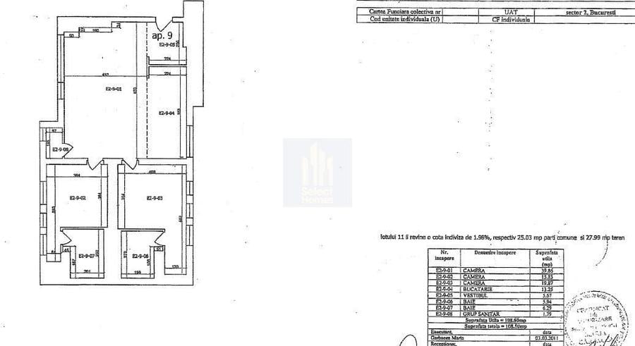 Apartament cu 3 camere în Eminescu