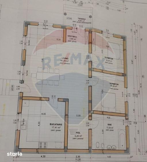 Casă cu 3 camere cu Teren 400 Mp în Nord