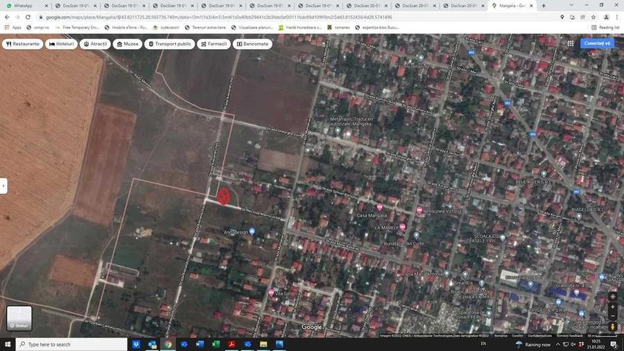 Teren Construcții intravilan de 833 mp, în Nord-Vest