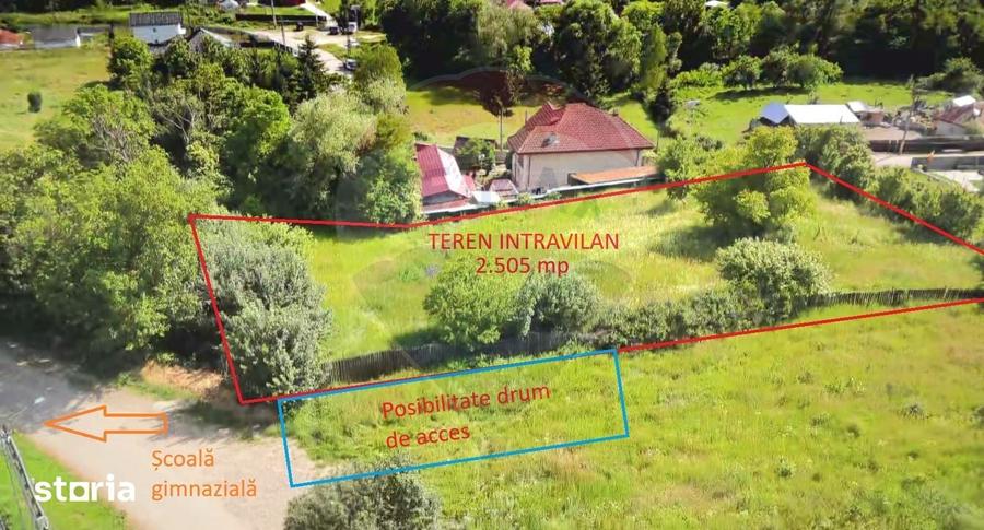 Teren de 2505 mp, în Mărgineni