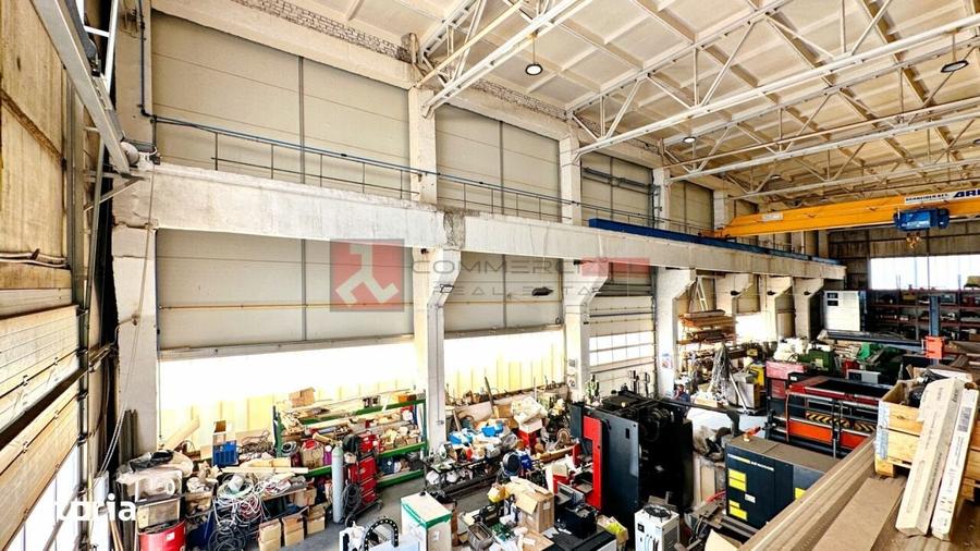 INVESTITIA HALA INDUSTRIALA 855 MP | POD RULANT 8 T. | 200 KWA | - 2