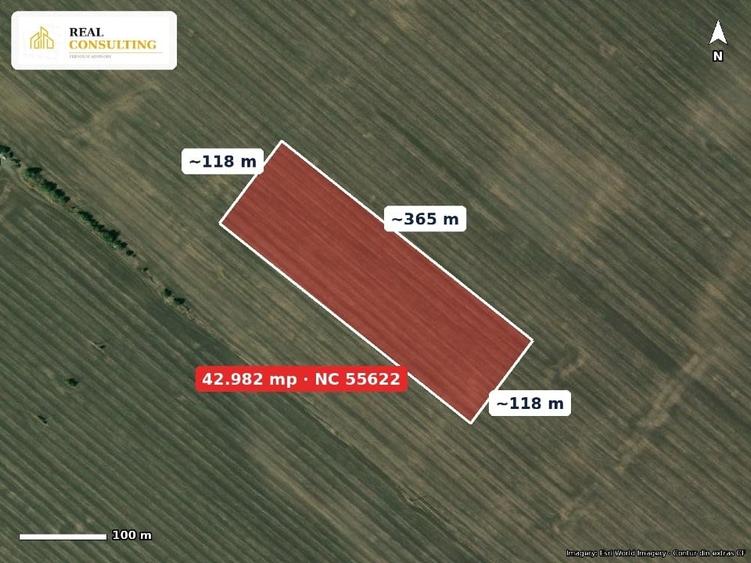 Teren Construcții intravilan de 42982 mp, în Jilava