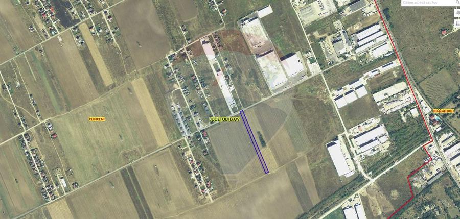 Teren agricol intravilan de 10555 mp, în Clinceni