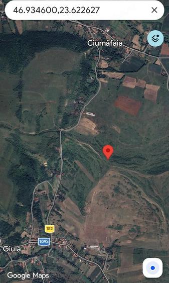 teren extravilan 11600 mp de vanzare Ciumafaia - 1