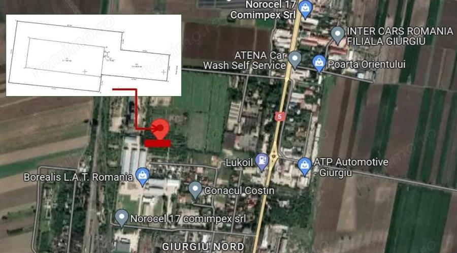 Spațiu comercial, de 904 mp, în Nord