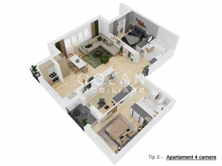 Apartament cu 4 camere în Șelimbăr