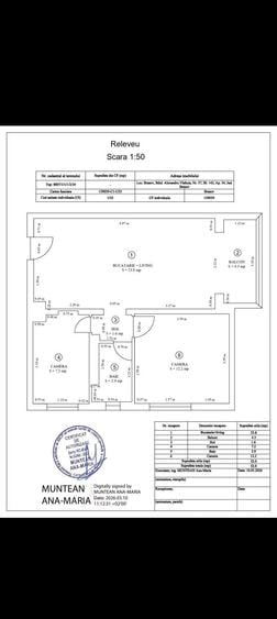 Apartament cu 2 camere decomandat în Vlahuță