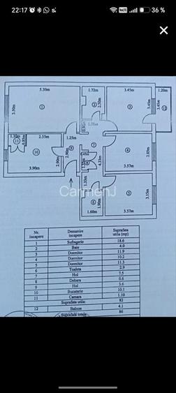 Apartament cu 4 camere decomandat în Central