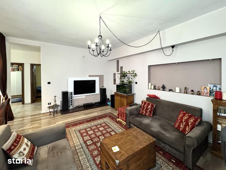Apartament 3 camere cu curte de 105mp si beci, parter de vila, Rosu - 12