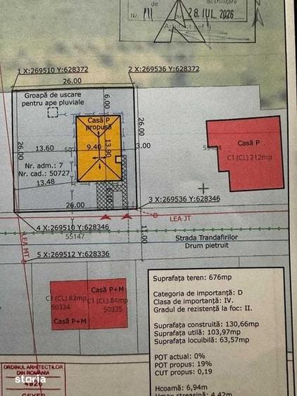 Teren de 131 mp, în Oncea