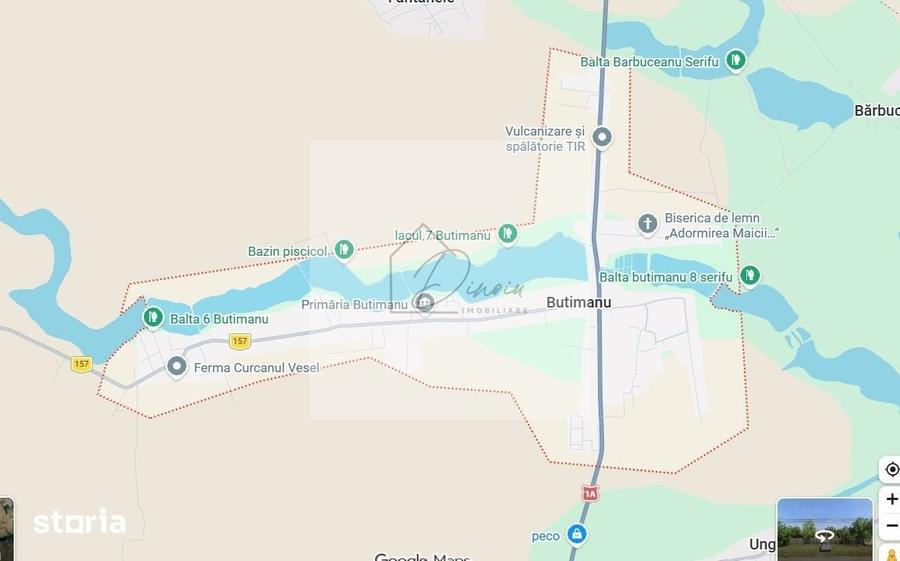 Teren de 10000 mp, în Butimanu