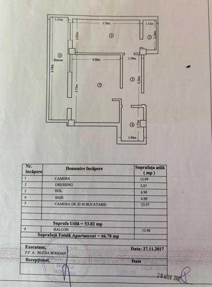 2 camere decomandat- Rediu Casablanca- 67 mp + boxa 3 mp - 87000 euro - 7