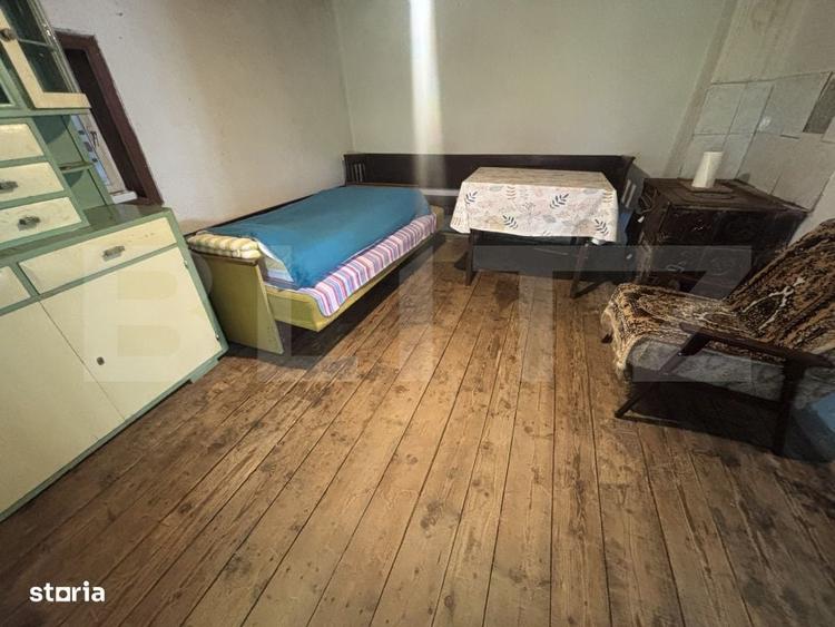 Casă cu 2 camere cu Teren 1400 Mp în Gâlgău