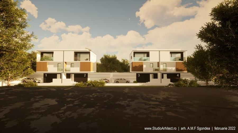 Duplex cu 6 camere cu Canalizare în Voluntari