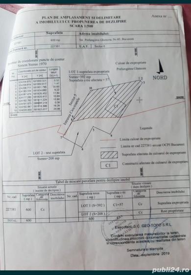 Teren de 208 mp, în Prelungirea Ghencea