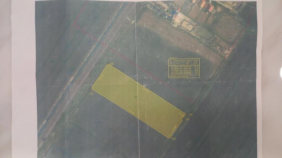 Teren de 8600 mp, în Inand