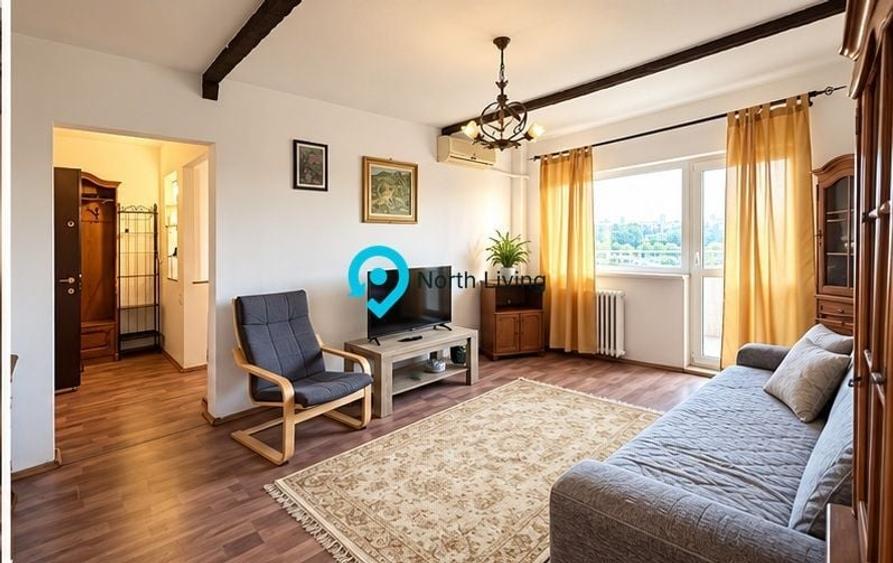 Apartament cu 2 camere semidecomandat în Tineretului
