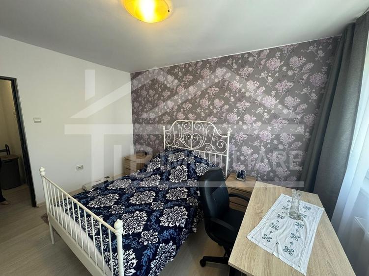 Apartament cu 2 camere decomandat, mobilat în Aleea Carpați