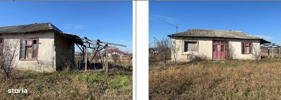 Casă cu 2 camere cu Teren 2549 Mp în Ghergheasa