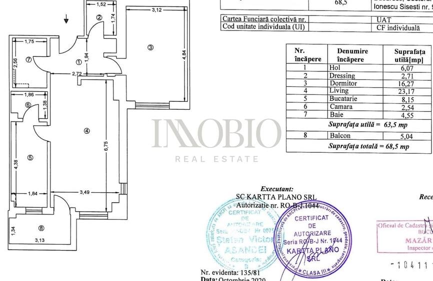 Apartament 2 Camere  | Sisesti | Peak Residence - 17