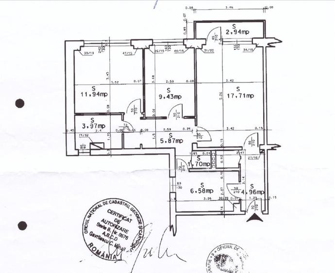 Apartament cu 3 camere decomandat, mobilat în Lujerului