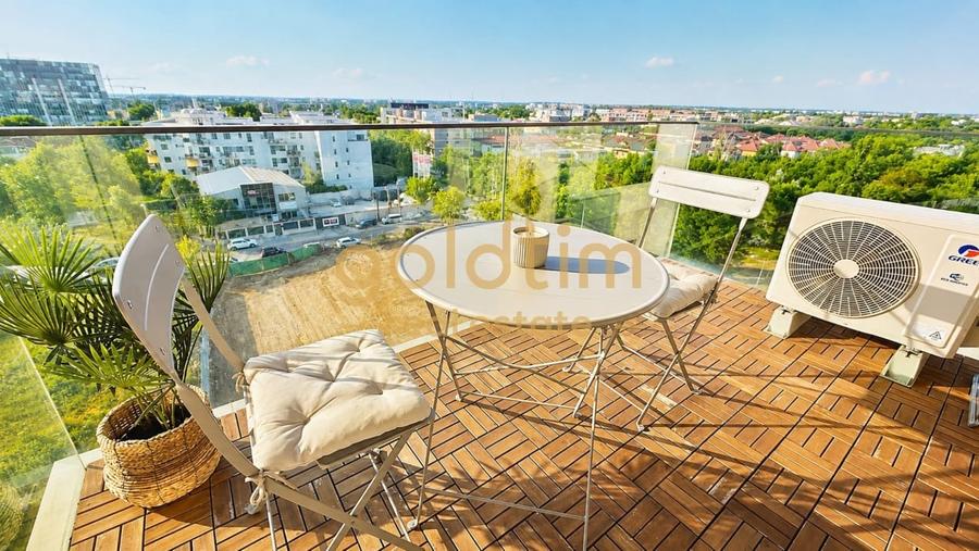 Apartament cu 2 camere decomandat, mobilat în Pipera