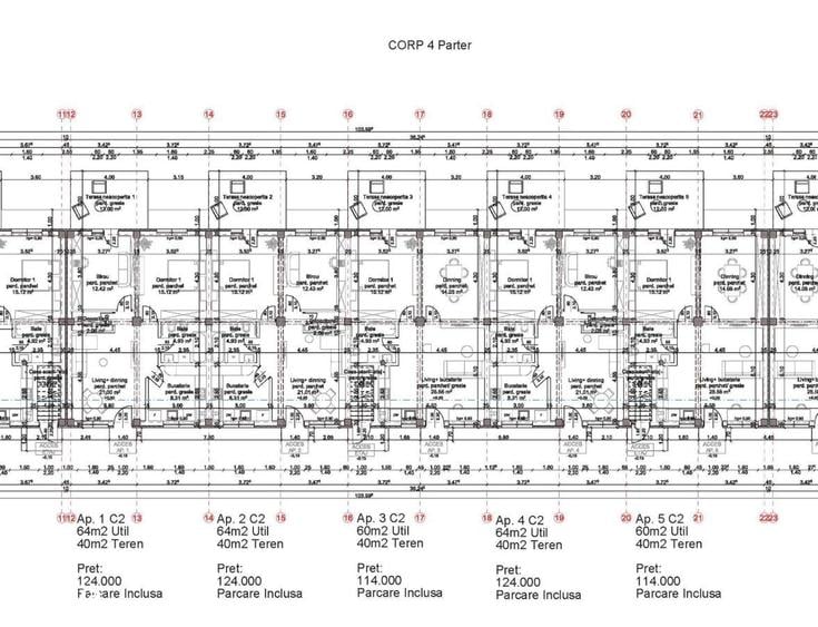 Apartament cu 3 camere în Rediu