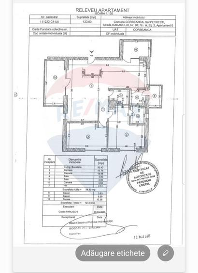 Apartament cu 3 camere decomandat, mobilat în Corbeanca