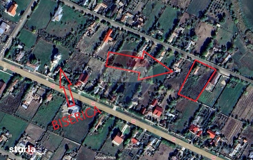 Teren de 2050 mp, în Călienii Noi