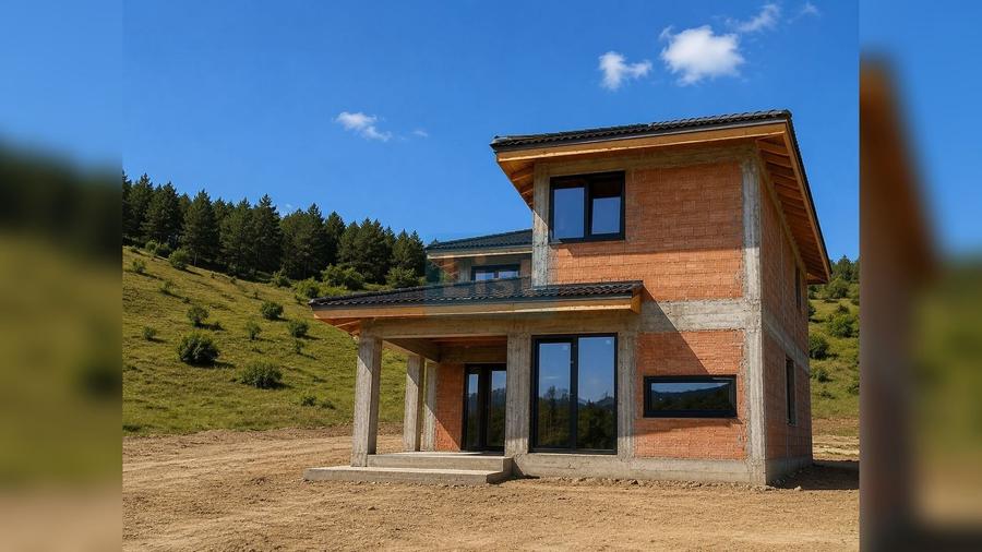 Casă cu 4 camere cu Teren 600 Mp în Baciu