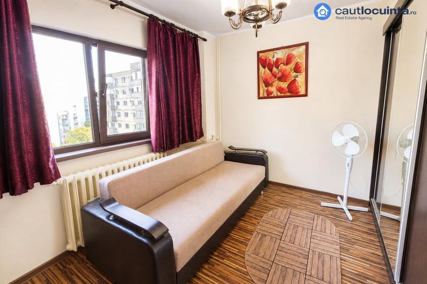Apartament cu 3 camere decomandat, mobilat în Tineretului