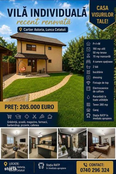 Vila individuala spa?ioasa, renovata, Cartier Astoria-Lunca Cetatuii - 9