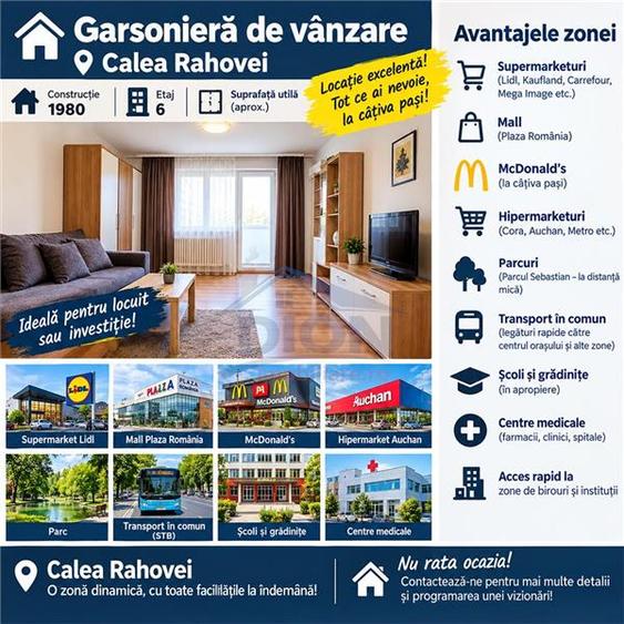Garsoniera Calea Rahovei Petre Ispirescu - 1