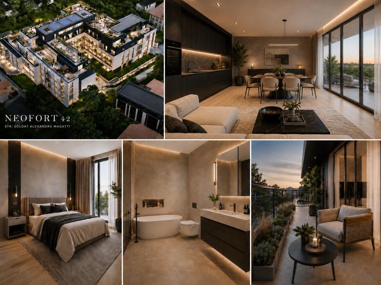 NEOFORT 42– METROU MUNCII 300m și PARC NAȚIONAL, 2 SCARI, 2 LIFTURI, A. Magatti - 1