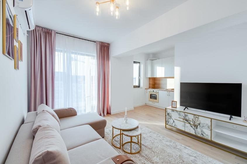 Apartament cu 2 camere decomandat, mobilat în Pipera — fotografia 3