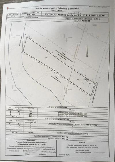 Teren de 3753 mp, în Central