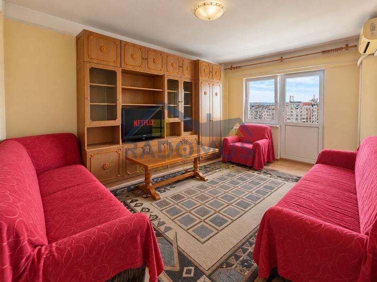 Apartament cu 2 camere decomandat, mobilat în P-ța Mihai Viteazu