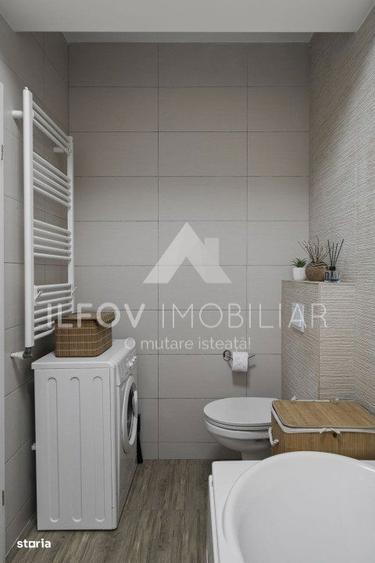 Apartament cu 2 camere, mobilat în Tunari