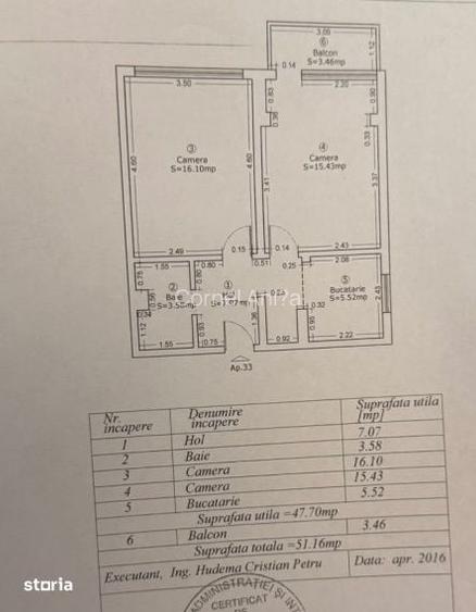 Apartament 2 camere - decomandat - priveliste deosebita - Complexul St