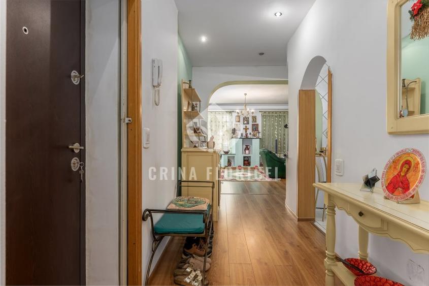 Apartament cu 4 camere decomandat, mobilat în Dorobanți