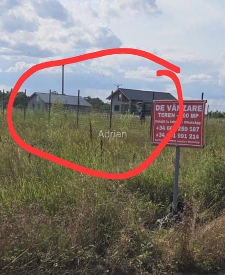 Teren intravilan, acces usor de construit 490m2