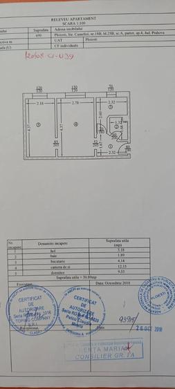 Apartament cu 2 camere semidecomandat în Nord
