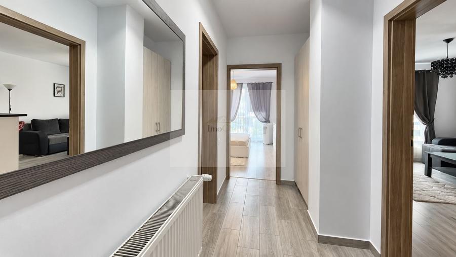 Apartament cu 2 camere semidecomandat, mobilat în Între Lacuri