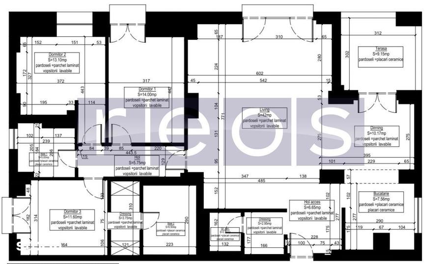 Apartament cu 4 camere în Herăstrău