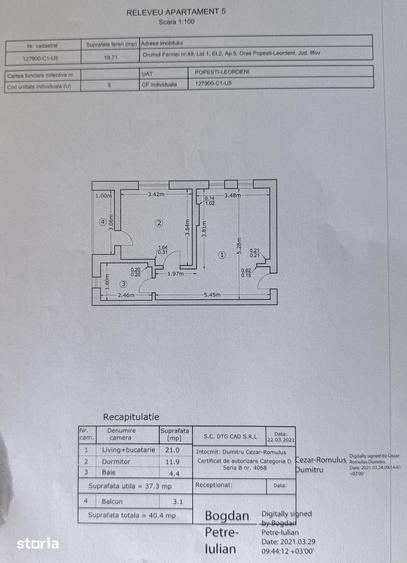 Proprietar ap 2 camere campus Popesti Leordeni - 9
