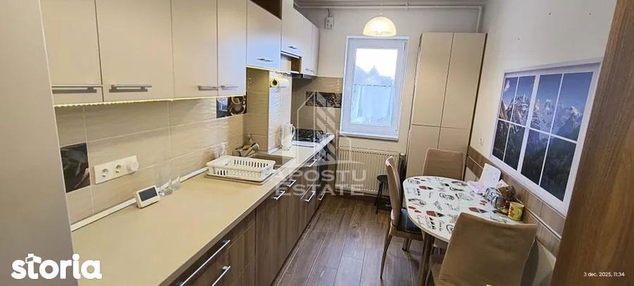 Apartament cu 3 camere, mobilat în Girocului