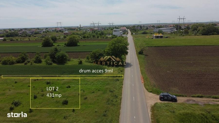 Teren Intravilan 430 mp | Strada Codrului | Comuna Bercen - 1