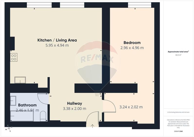 Apartament cu 2 camere decomandat, mobilat în Vitan-Bârzești